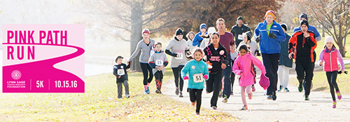 Pink Path Run, Lynn Sage Cancer Research Foundation